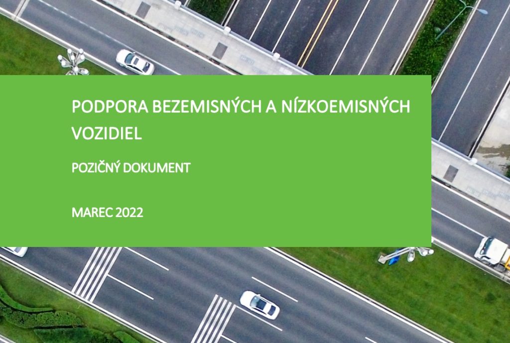 Pozičný dokument: Podpora trhu s bezemisnými a nízkoemisnými vozidlami